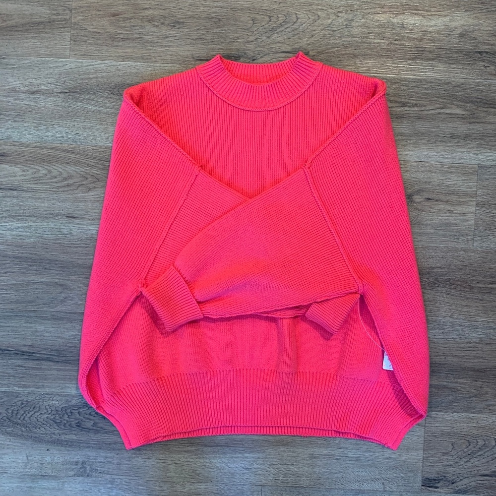Free People Easy Street Tunic Sweater Pink - Picture 6 of 6